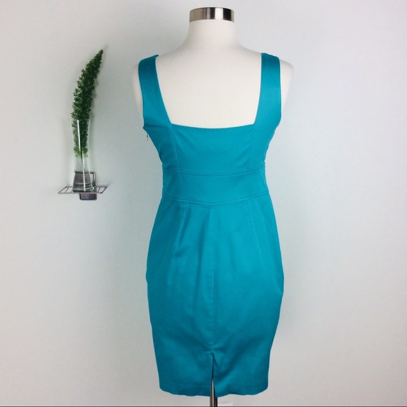 Express Design Studio Teal Sleeveless Dress Size 4 - Picture 3 of 7